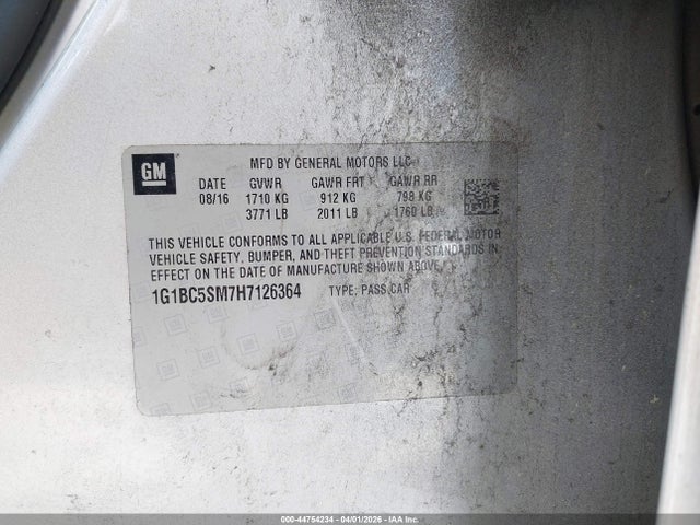 CHEVROLET CRUZE LS AUTO - 9