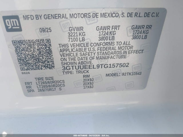 صورة 9 لـ 2026 GMC SIERRA 1500 , SHORT BED, AT4, 4WD