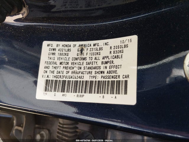 HONDA ACCORD EX-L - 9