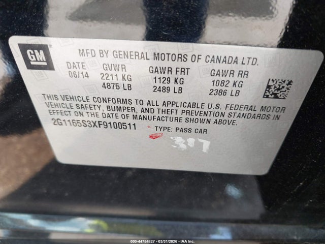 CHEVROLET IMPALA 2LZ - 9