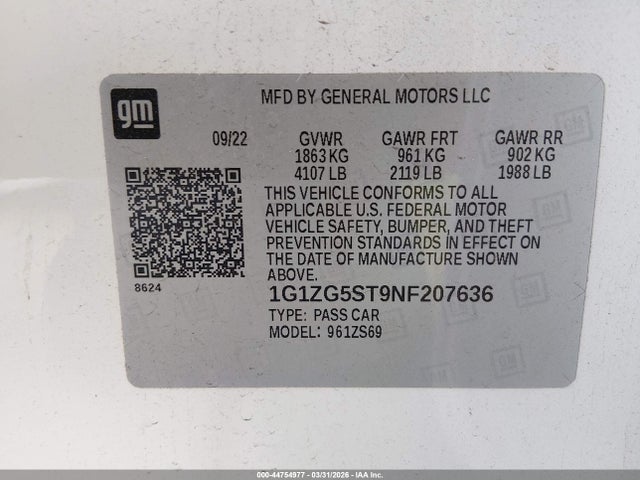 CHEVROLET MALIBU FWD RS - 9