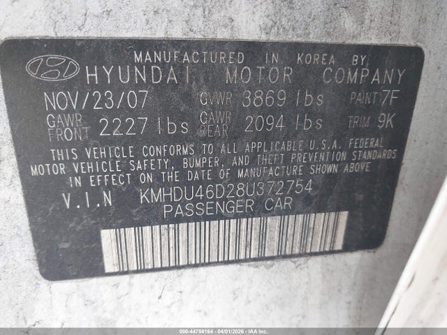 HYUNDAI ELANTRA GLS/SE - 9