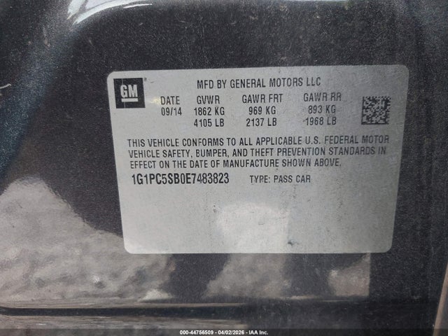 CHEVROLET CRUZE 1LT AUTO - 9