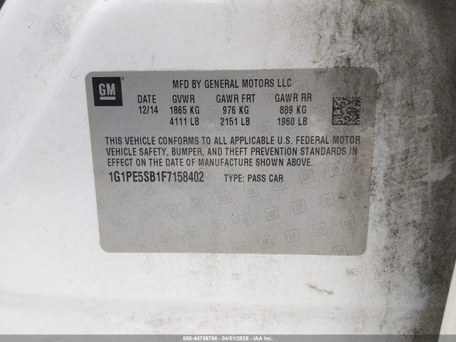 CHEVROLET CRUZE 2LT AUTO - 9