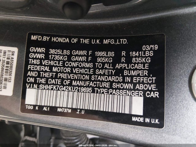 HONDA CIVIC SPORT - 9