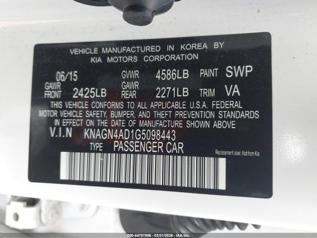 KIA OPTIMA HYBRID EX - 9