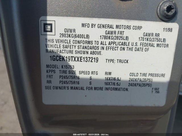 CHEVROLET SILVERADO 1500 LS - 9