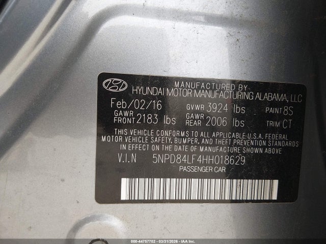 HYUNDAI ELANTRA LIMITED - 9