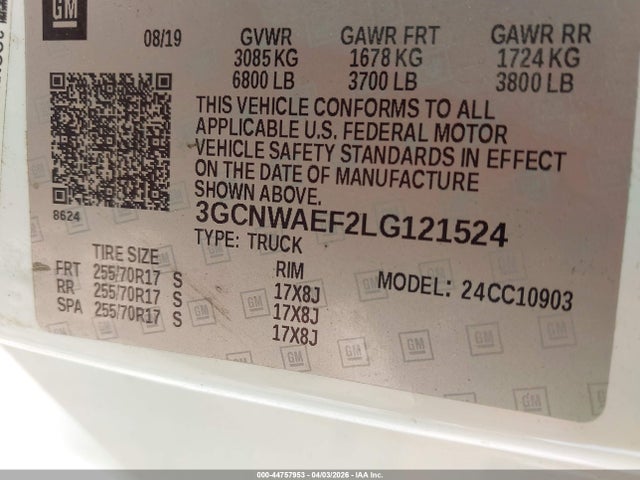 CHEVROLET SILVERADO 1500 2WD LONG BED WT - 9