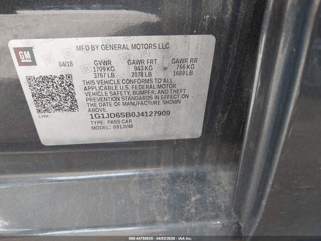 CHEVROLET SONIC LT AUTO - 9