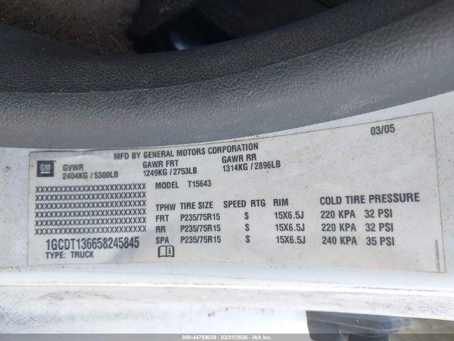 CHEVROLET COLORADO LS - 9