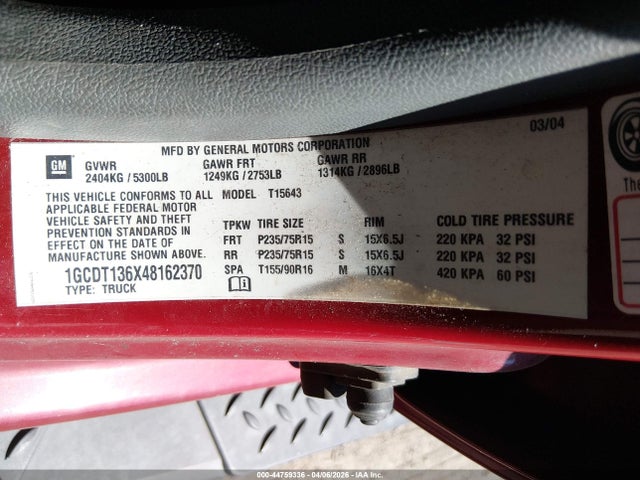 CHEVROLET COLORADO LS - 9