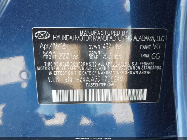 HYUNDAI SONATA ECO - 9