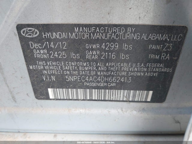 HYUNDAI SONATA LIMITED - 9