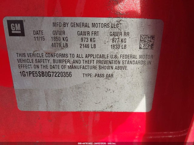 CHEVROLET CRUZE LIMITED 1LT AUTO - 9