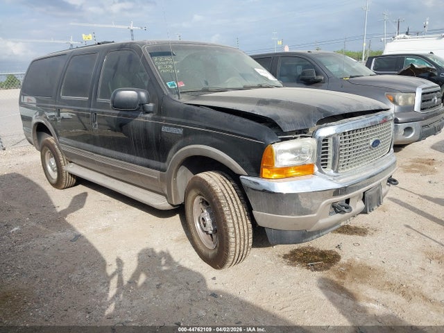 Salvage, Wrecked Vehicles Auctions Online | 2001 FORD EXCURSION LIMITED ...