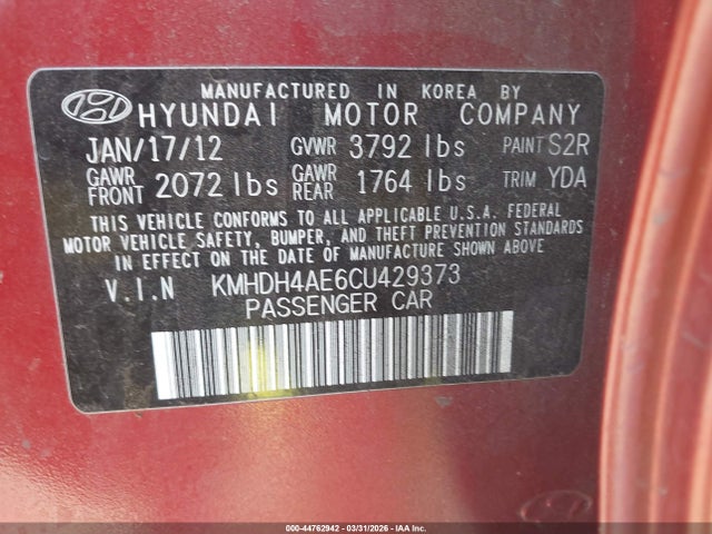 HYUNDAI ELANTRA GLS (ULSAN PLANT) - 9