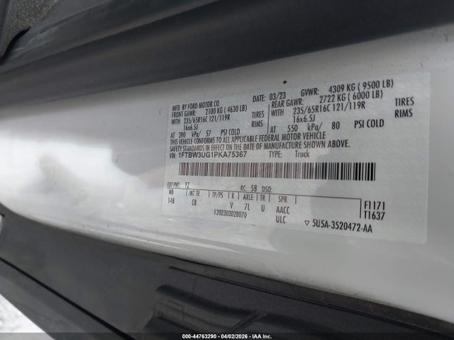 2023 FORD TRANSIT-350 CARGO VAN 9
