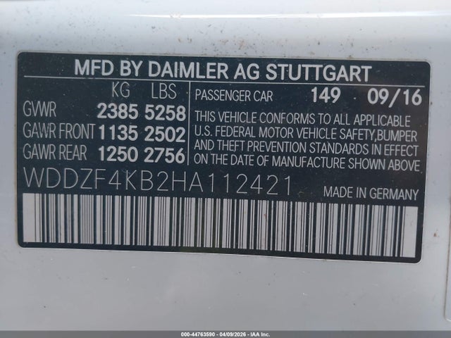 MERCEDES-BENZ E-CLASS - 9