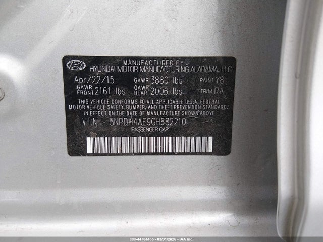 2016 Hyundai ELANTRA SE 缩略图 9