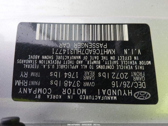 HYUNDAI VELOSTER VALUE EDITION - 9