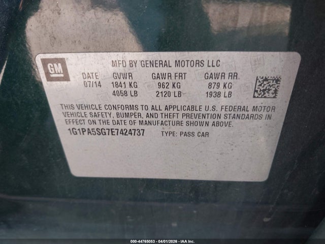 CHEVROLET CRUZE LS AUTO - 9