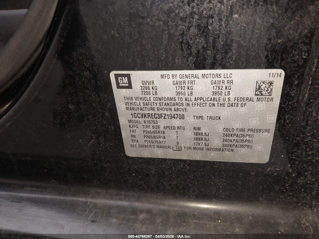 CHEVROLET SILVERADO 1500 - 9