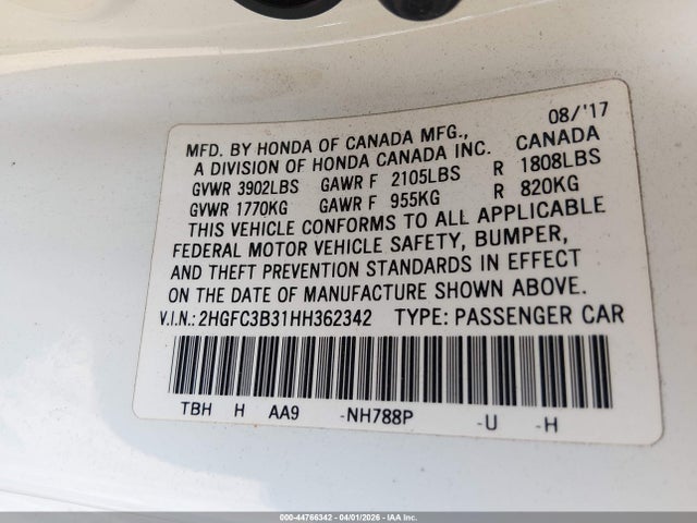 HONDA CIVIC EX-T - 9