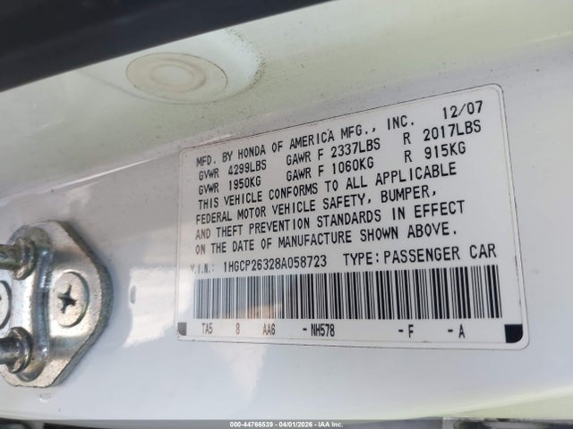 HONDA ACCORD 2.4 LX - 9