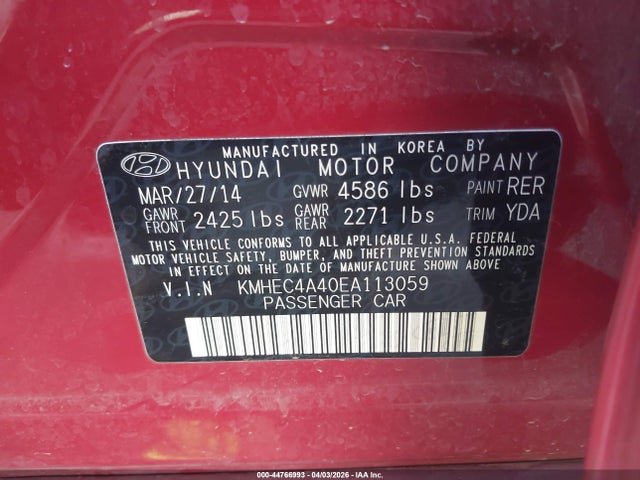 HYUNDAI SONATA HYBRID LIMITED - 9