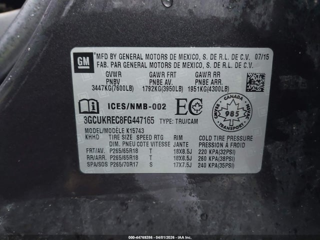 CHEVROLET SILVERADO 1500 1LT/2LT - 9