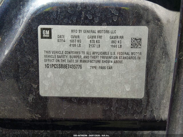 CHEVROLET CRUZE 1LT AUTO - 9