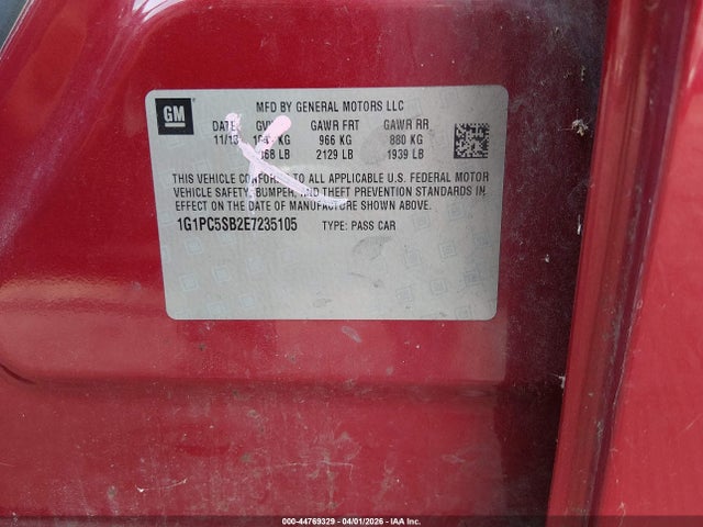 CHEVROLET CRUZE 1LT AUTO - 9