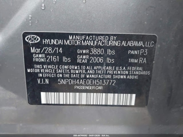 HYUNDAI ELANTRA LIMITED - 9