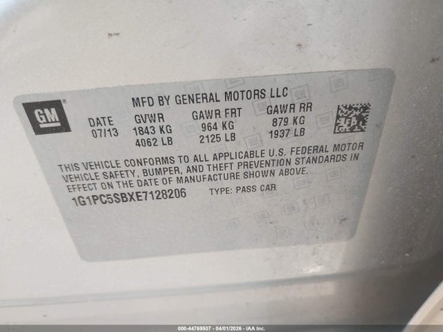 CHEVROLET CRUZE 1LT AUTO - 9