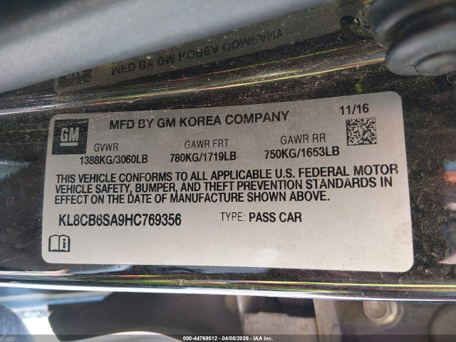 CHEVROLET SPARK LS CVT - 9