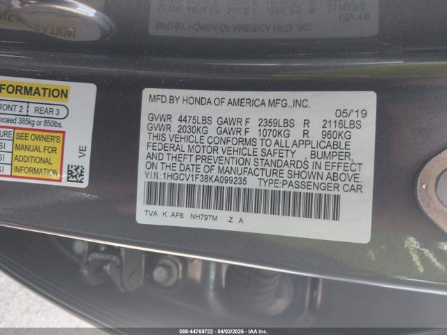 HONDA ACCORD SPORT - 9