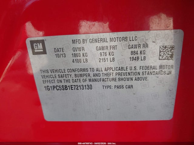 CHEVROLET CRUZE 1LT AUTO - 9