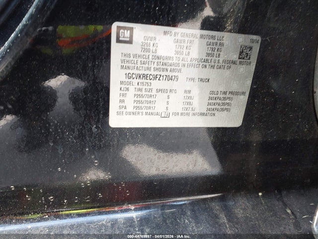 CHEVROLET SILVERADO 1500 1LT - 9