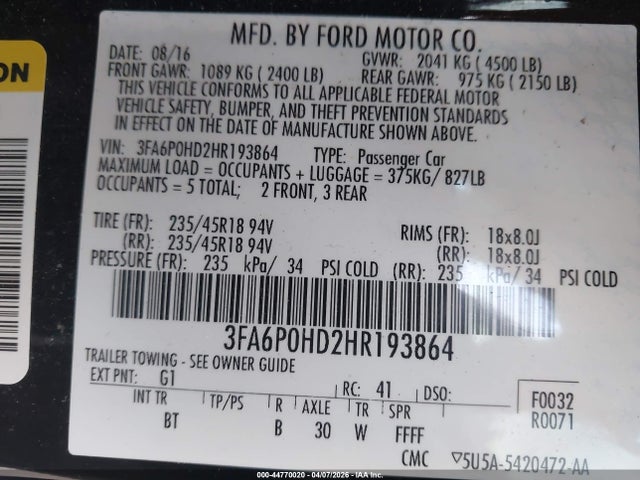 FORD FUSION SE - 9