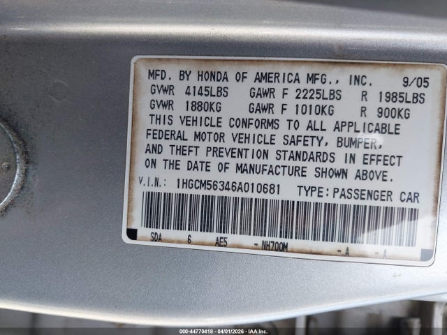 HONDA ACCORD 2.4 SE - 9