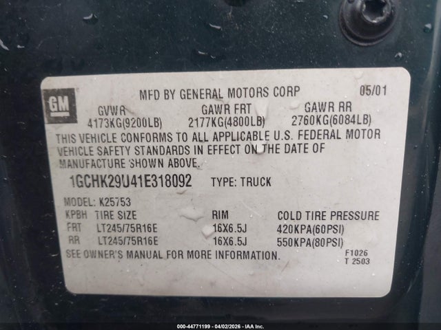 CHEVROLET SILVERADO 2500HD LS - 9