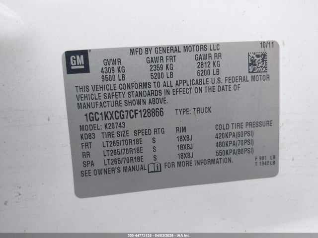 CHEVROLET SILVERADO 2500HD LT - 9