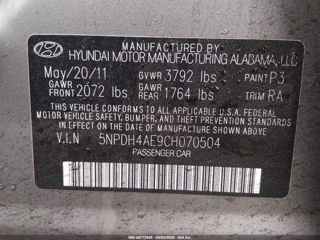 HYUNDAI ELANTRA GLS - 9