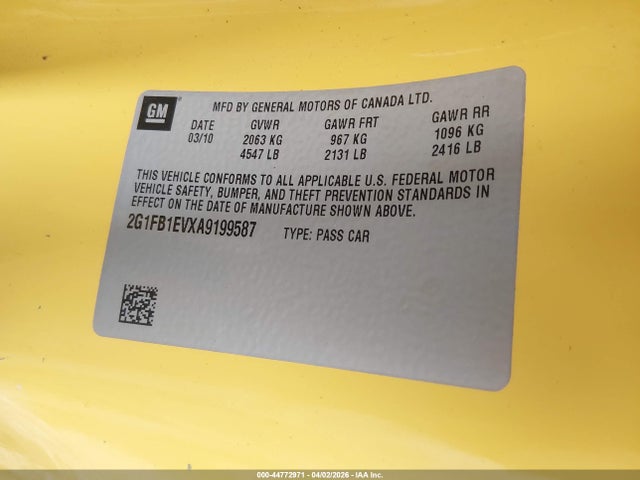 CHEVROLET CAMARO 1LT - 9