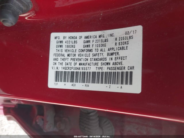 HONDA ACCORD SPORT - 9