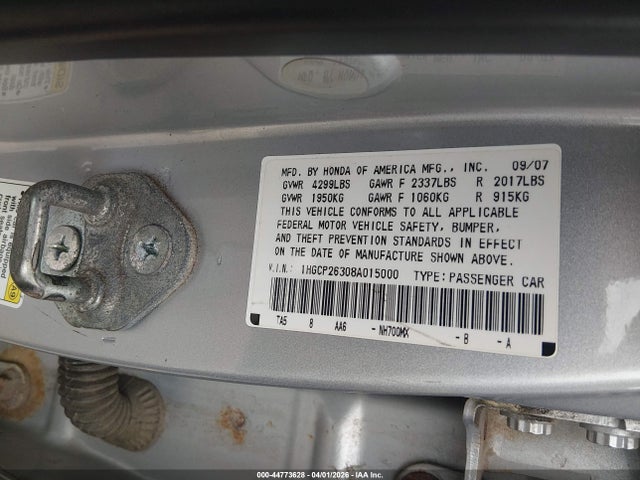 HONDA ACCORD 2.4 LX - 9