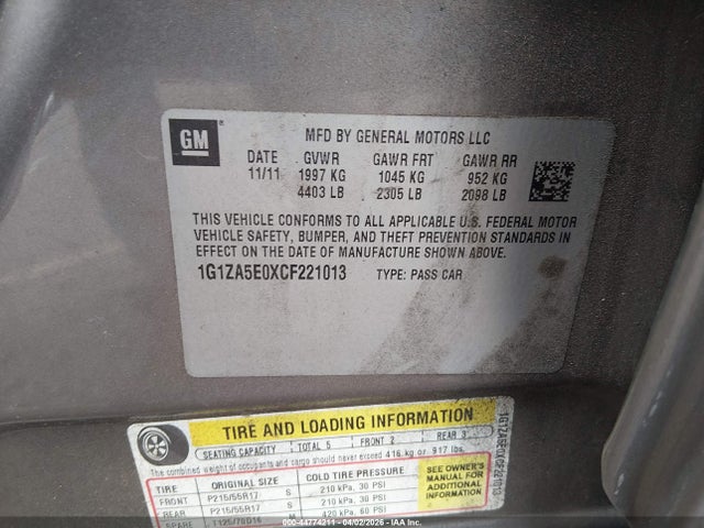 CHEVROLET MALIBU LS - 9