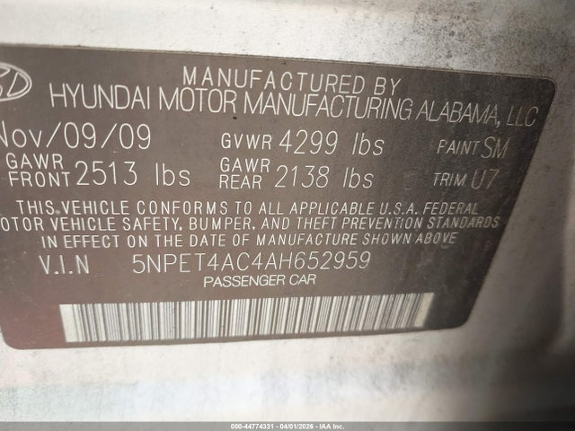 HYUNDAI SONATA GLS - 9