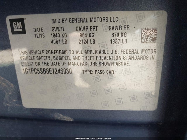 CHEVROLET CRUZE 1LT AUTO - 9